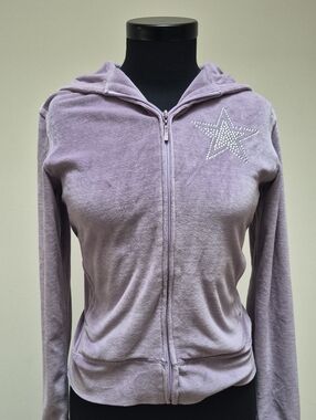 Lavender Star Zip-Front Hoodie - Soho Lady ($9 SALE ON TOPS) ❤️